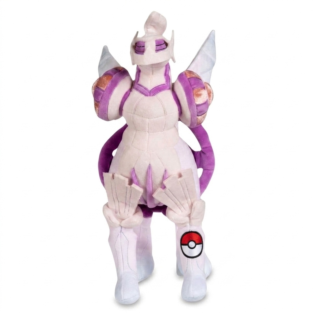 Palkia Peluche con insignia que prueba la autenticidad del producto.