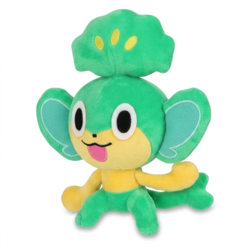 Pansage Peluche vista de 3/4