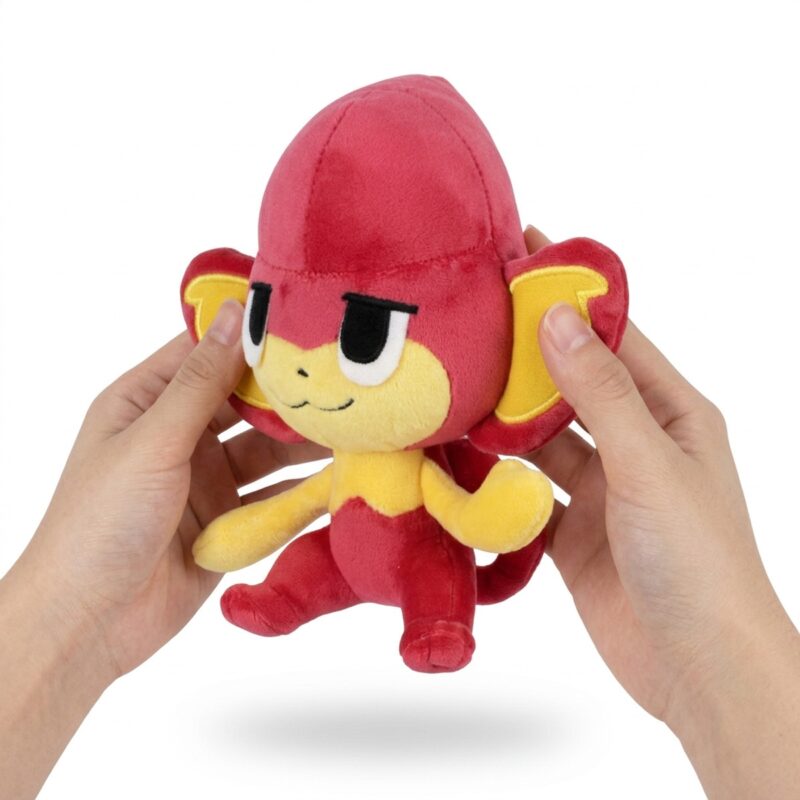 Pansear Peluche sostenida en las manos
