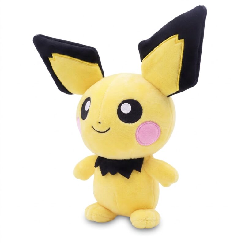 Pichu Peluche vista de 3/4