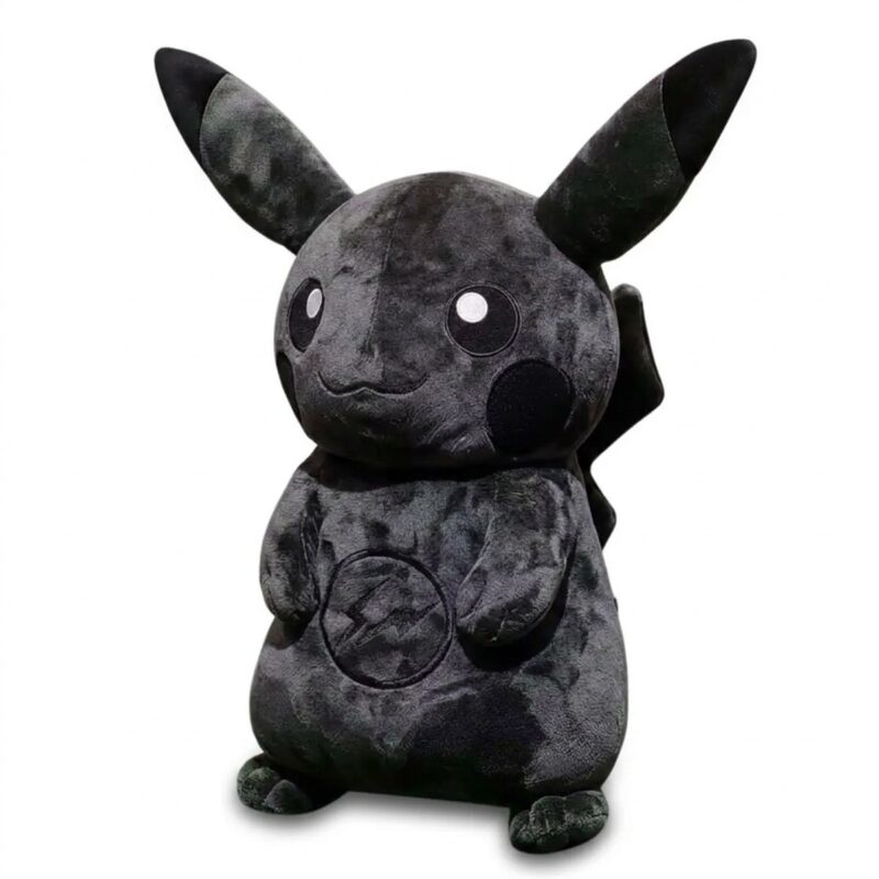 Peluche Pikachu Negro vista de tres cuartos
