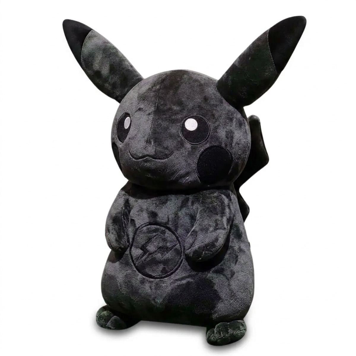 Peluche Pikachu Negro vista de tres cuartos