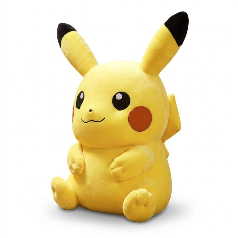 Pikachu Peluche XXL vista de tres cuartos