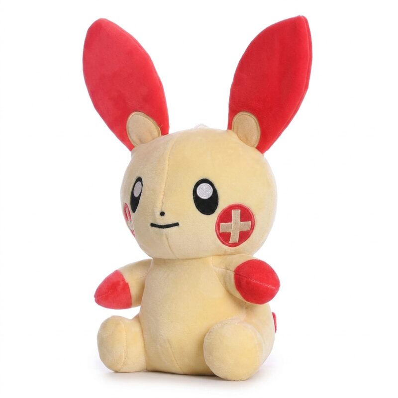 Plusle Peluche vista de 3/4