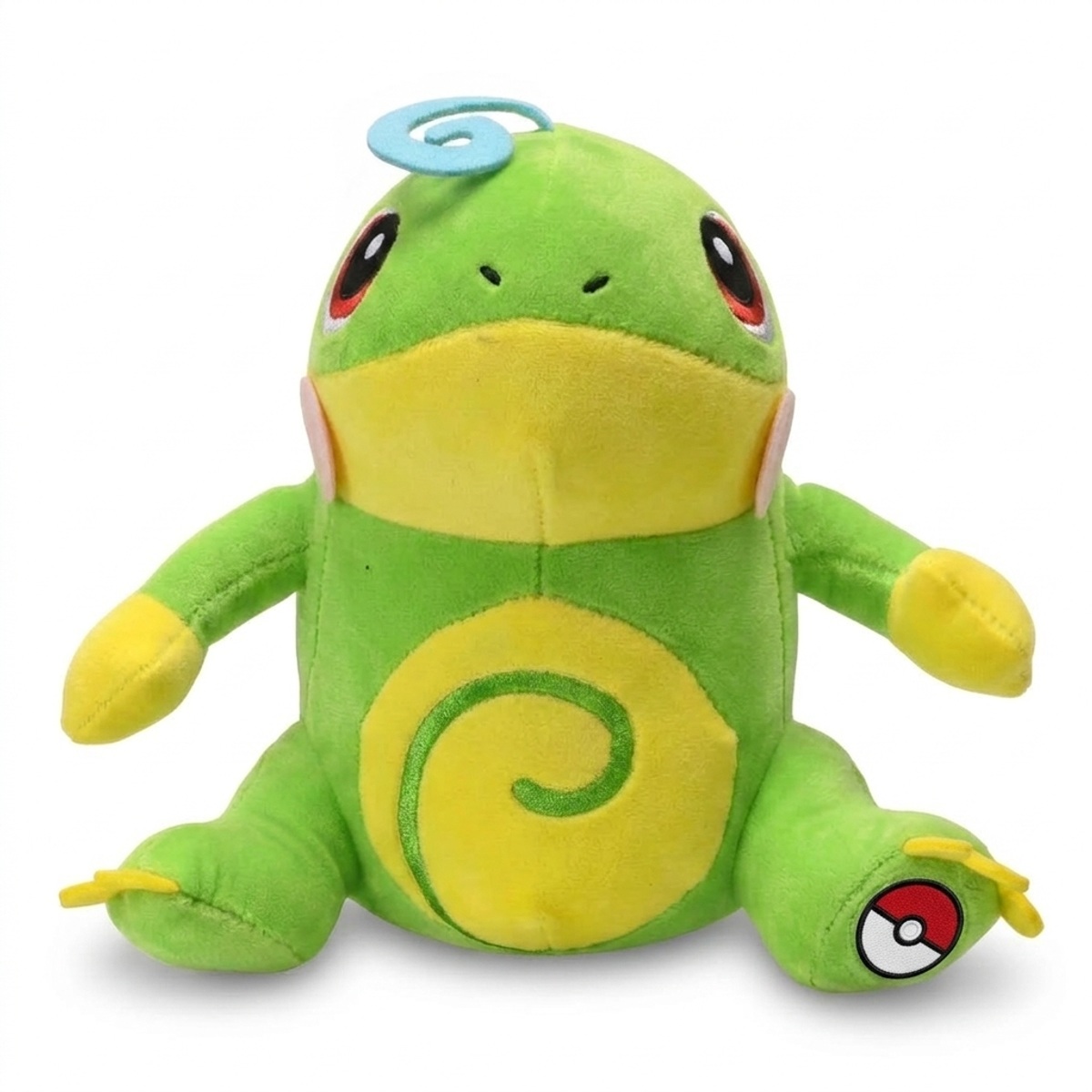 Politoed Peluche con insignia que prueba la autenticidad del producto.