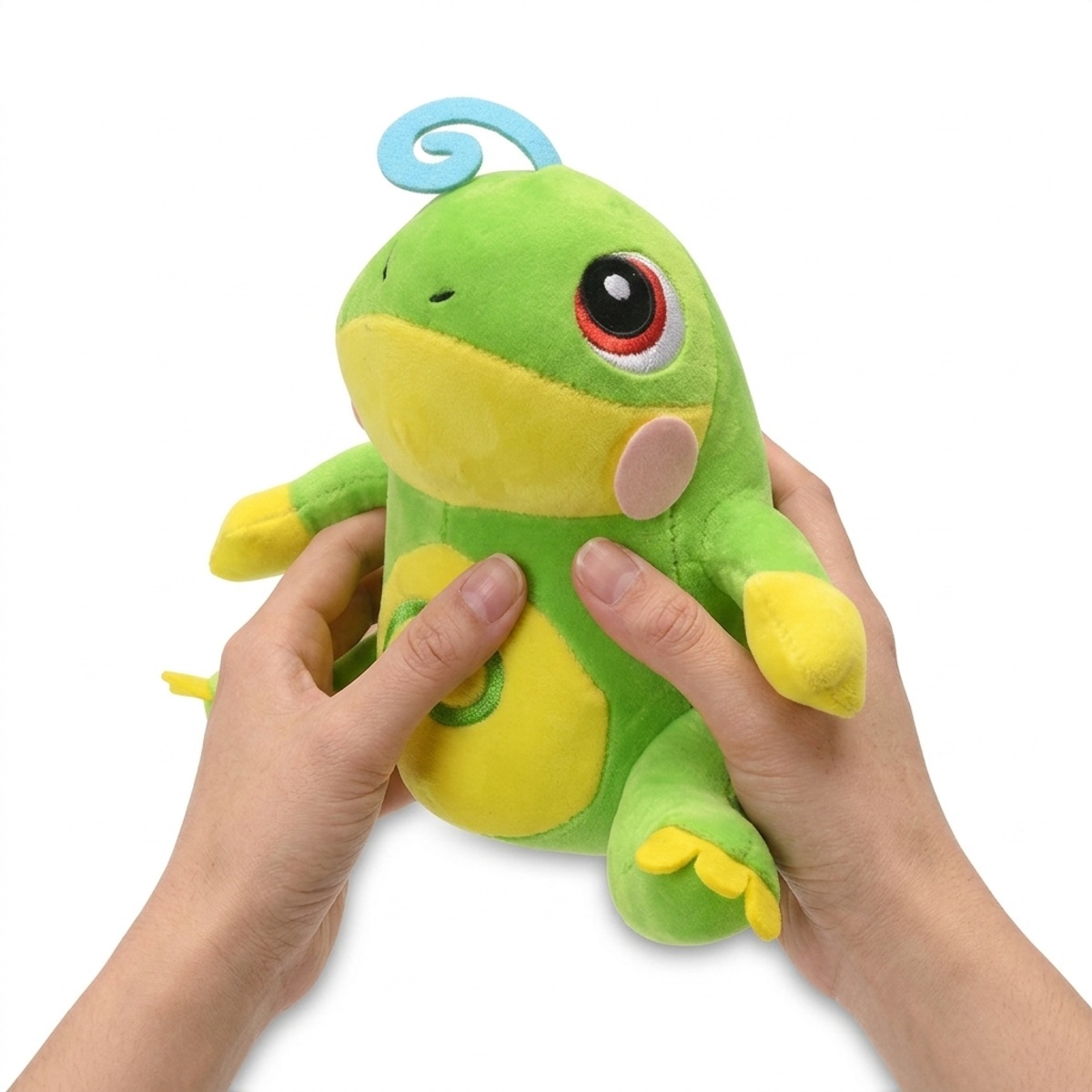 Politoed Peluche sostenida en las manos