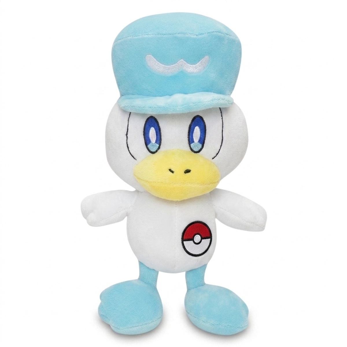 Quaxly Peluche con insignia que prueba la autenticidad del producto.