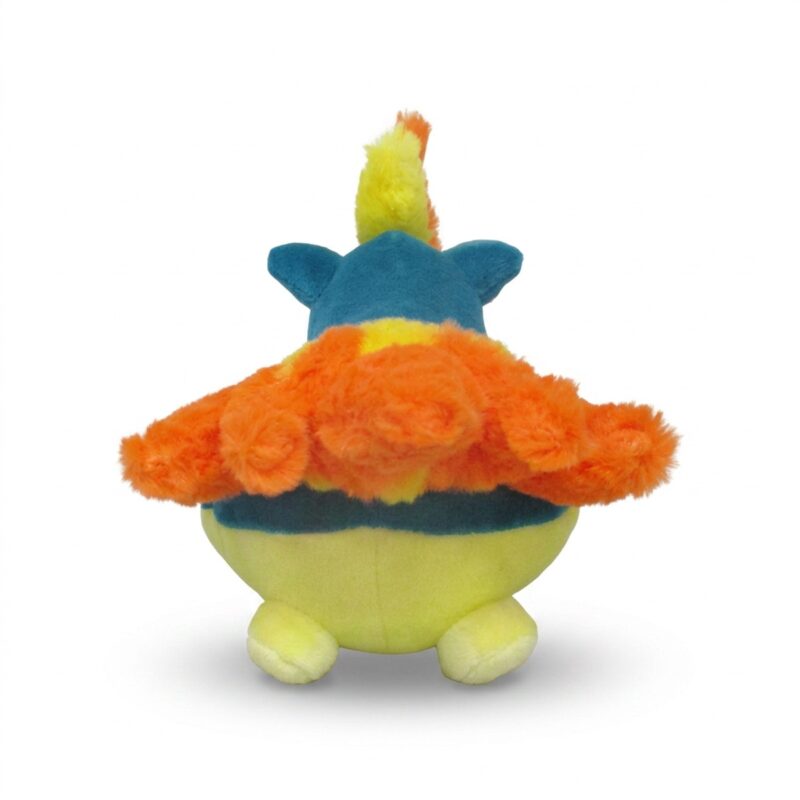 Quilava Peluche vista de dorso