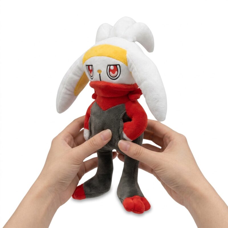 Raboot Peluche sostenida en las manos