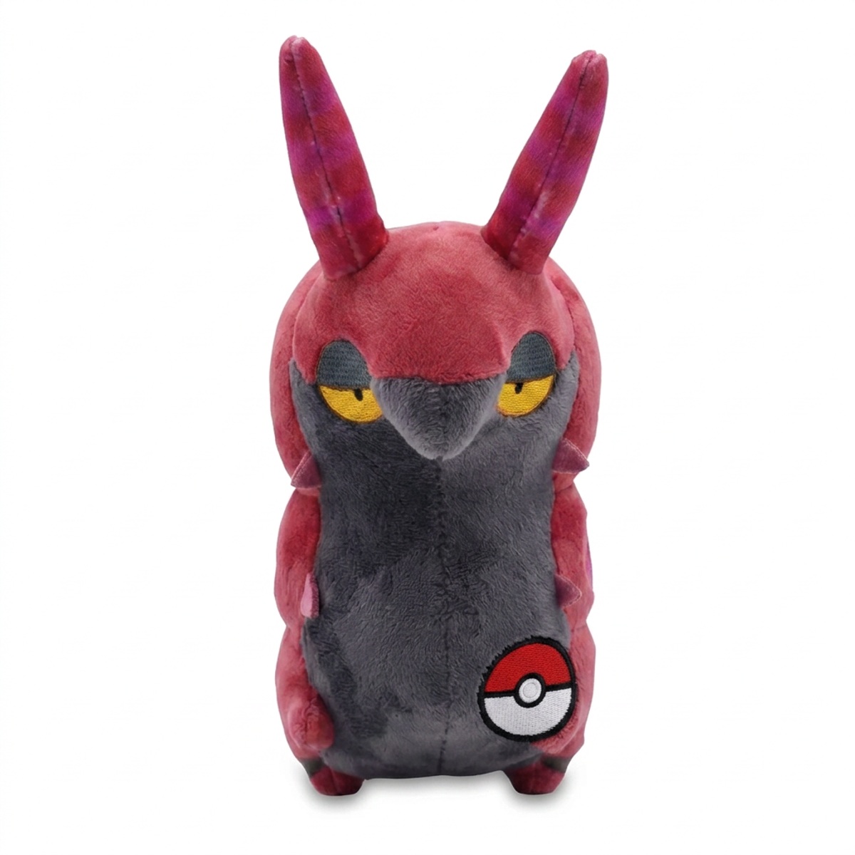 Scolipede Peluche con insignia que prueba la autenticidad del producto.