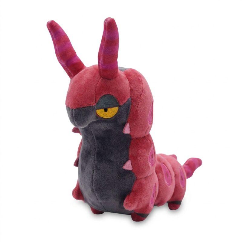 Scolipede Peluche vista de tres cuartos