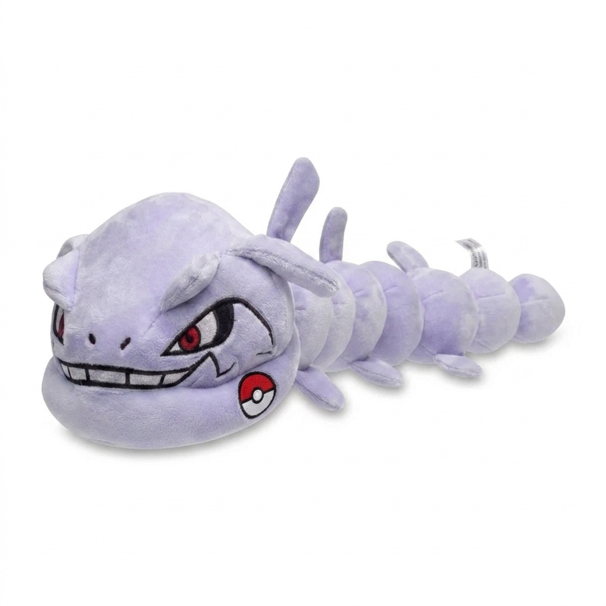 Steelix Peluche con insignia que prueba la autenticidad del producto.