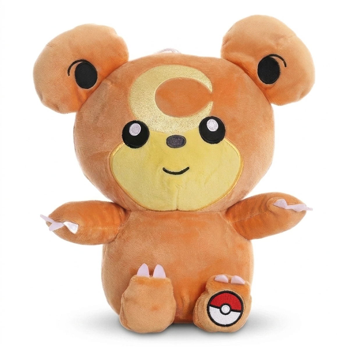 Teddiursa Peluche con insignia que prueba la autenticidad del producto.