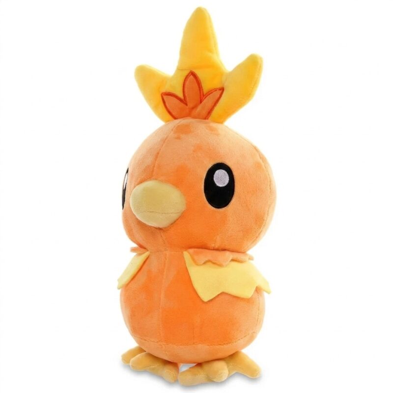 Torchic Peluche vista de 3/4