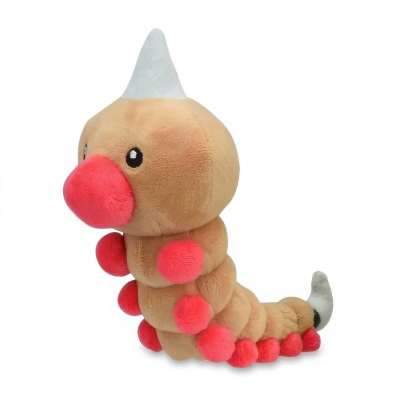 Weedle Peluche vista de 3/4