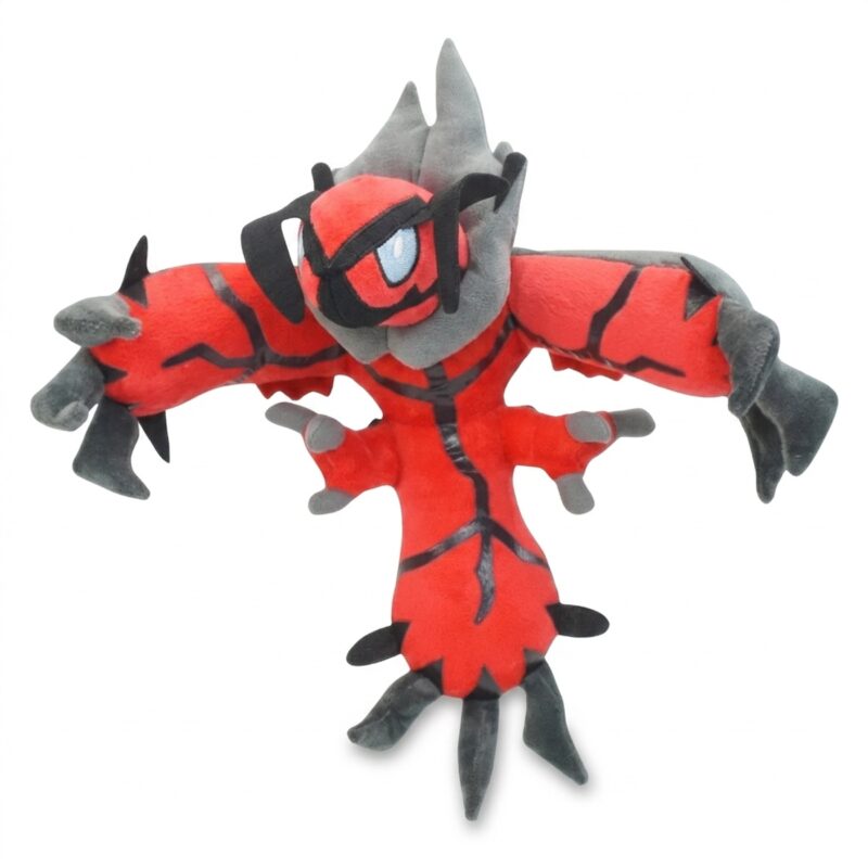 Yveltal Peluche vista de 3/4