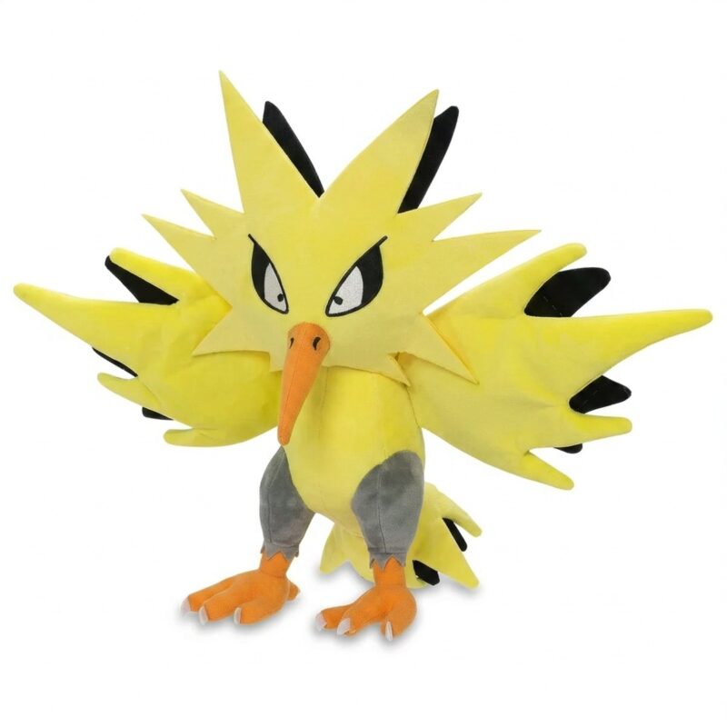 Zapdos Peluche vista de 3/4