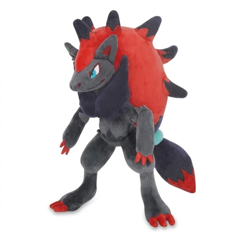 Zoroark Peluche vista de 3/4